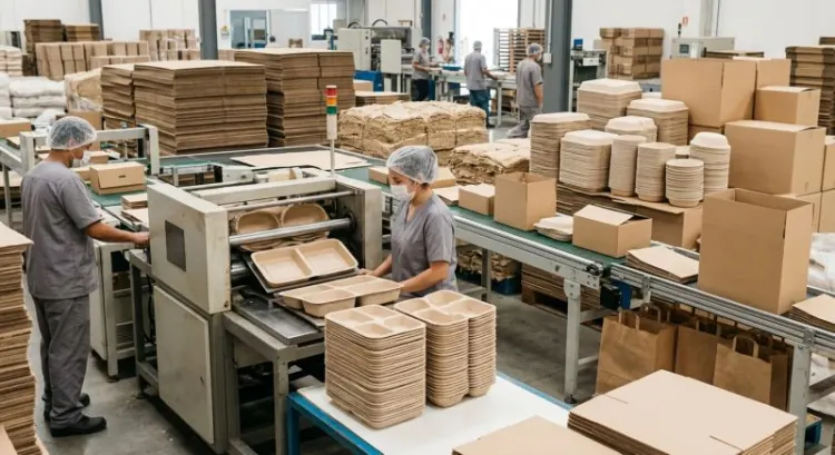 Emballages alimentaires écologiques : carton, papier ou bagasse compostable