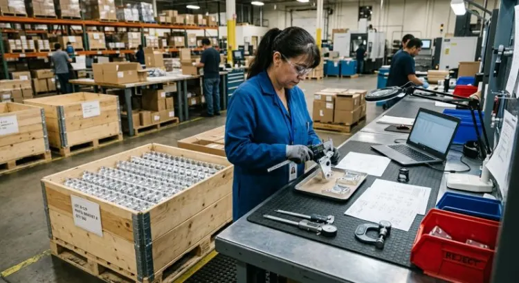 Contrôle qualité et réception des pièces : comment vérifier une commande industrielle à la livraison