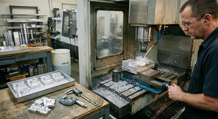 Sous-traitant usinage CNC aluminium en petites séries, machines spéciales